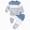 Blue, variant on 6-12 Months Toddler Baby Boy Sweatshirt Outfit Little Man Long Sleeve Shirt Jogger Pants Fall Outfits Winter Clothes Set Pullover Tops Joggers Pants Outfit Set