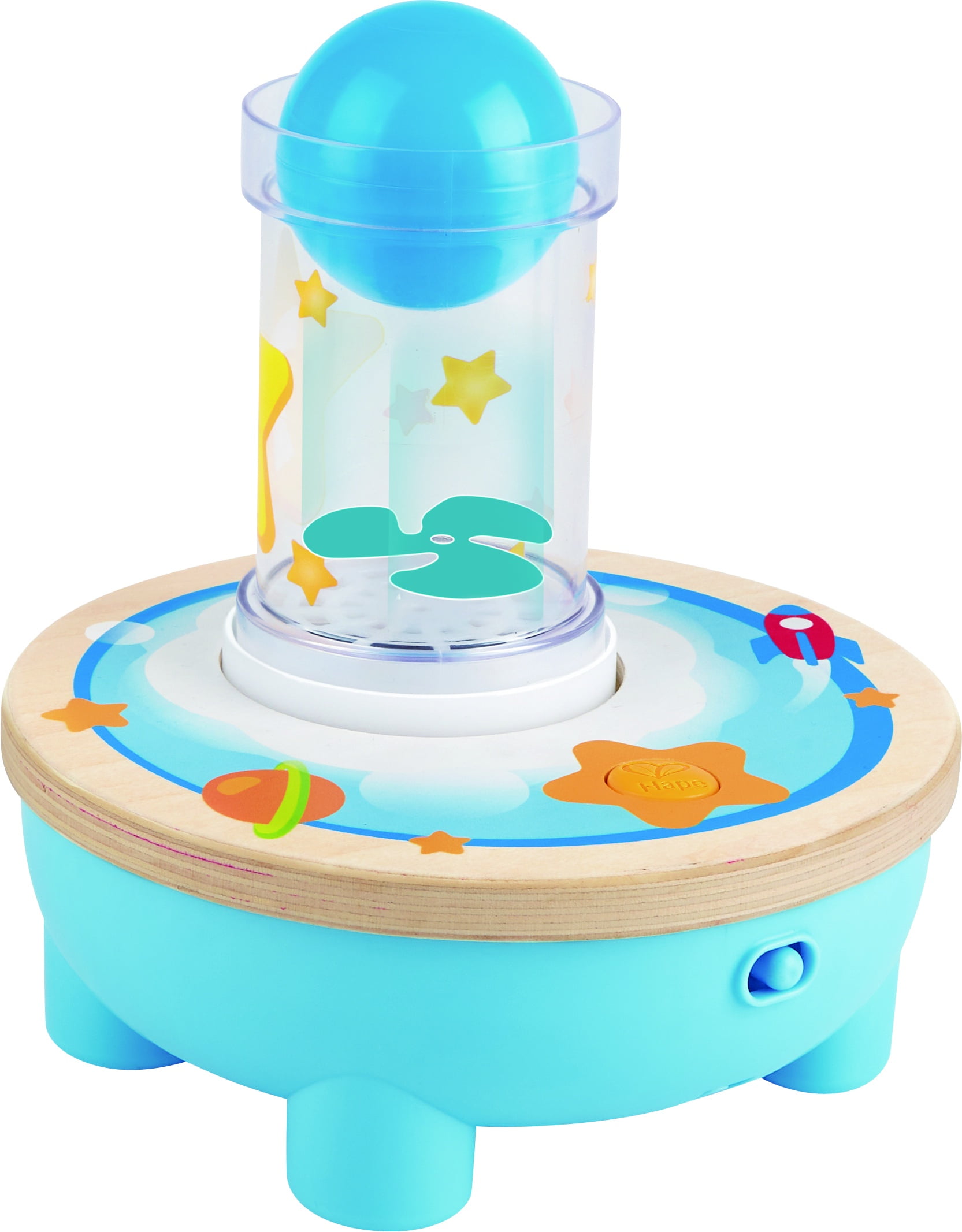 Hape Air Rocket Stacking Tower, Interactive Building Toy, Unisex, Toddlers Ages 24M+