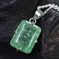 thumbnail image 5 of Zambian Green Emerald 66Ct Natural CERTIFIED 925 Starling Silver Emerald Pendant, 5 of 8