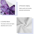 thumbnail image 4 of Coolnut Towel Bathroom Sets, Spring Lilac Purple Floral Towels 3-Piece, Bath Towel Hand Towel Washcloth, Towel Set of 3 Multifuntion for Home Kitchen Hotel Gym Swim Washcloth Gift, 4 of 7