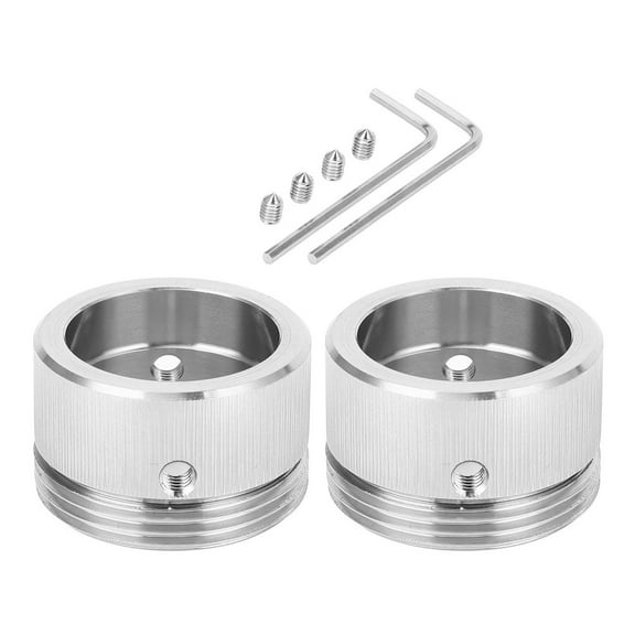 2 Sets Radiator Valve Adapters,Stainless Steel, M30 x 1.5 for RA for Rav Valve