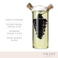 thumbnail image 3 of Twine Living Vinegar and Oil Dispenser Set, Cruet for Salads, Kitchen Gifts, 3 of 7
