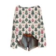 thumbnail image 2 of Chandails d'Hiver Grande Taille pour Femmes Chandails de Noël pour Femmes 2025 Col Rond Hiver Vacances Mignons Pulls Vert TG, 2 of 4