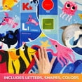 thumbnail image 2 of Quokka Small Classroom Ocean Rug for Kids - 60x41 ABC Rugs for Playroom - Bedroom Alphabet Learning Area Rug - Ocean Toddler Rugs, 2 of 8