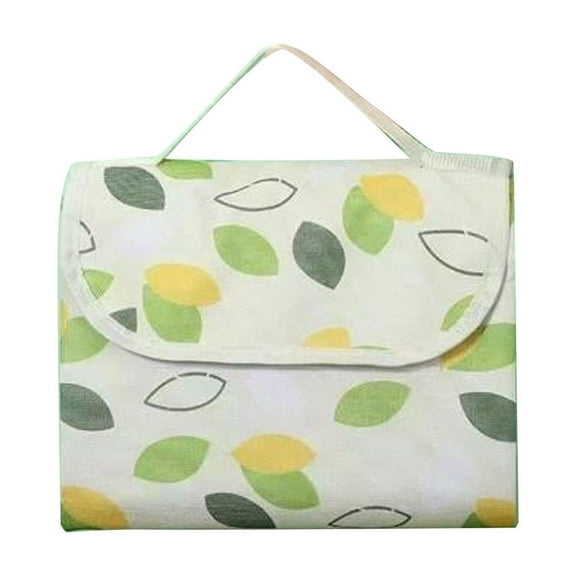 Hgallory Waterproof Thick Picnic Outdoor Blankets, 600D Oxford Cloth Portable Foldable Mats for Beach Camping Hiking, Grass Lawn Park Accessories Damp-Proof Mats, 1PC, 40"x60", Green, Rectangle