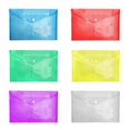 thumbnail image 3 of Dossiers en Plastique Transparent Coloré A5 Sac de Rangement pour Documents et Papiers, 3 of 6