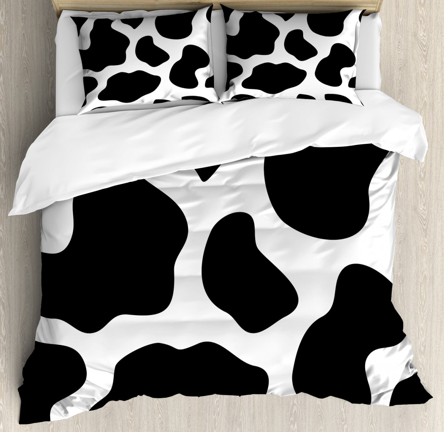 pillowcase Twin 9 pc Chocolate Rodeo Cow Print Comforter,Sheets Curtains 