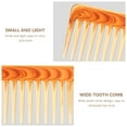 thumbnail image 3 of 2pcs Wide Tooth Plastic Comb for Thick Curly Wavy Hair Detangling, 3 of 8