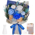 thumbnail image 1 of Ramo de flores preservadas MAMAMIKO Forever Roses Blue, 1 of 7