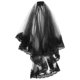 thumbnail image 2 of Bridal Veil Short Retro Mesh Wedding Headwear Photography Prop 80X37X32CM Suitable For Weddings 1Pack, 2 of 3