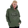 thumbnail image 4 of Alaska AK Rugged Mountain Moose Hoodie Sweatshirt Women Men Brisco Brands S, 4 of 6