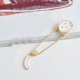 thumbnail image 5 of Broche de chal con forma de gato, imperdible, pin de solapa, insignia para vestido de fiesta, joyería decorativa Blanco, 5 of 7