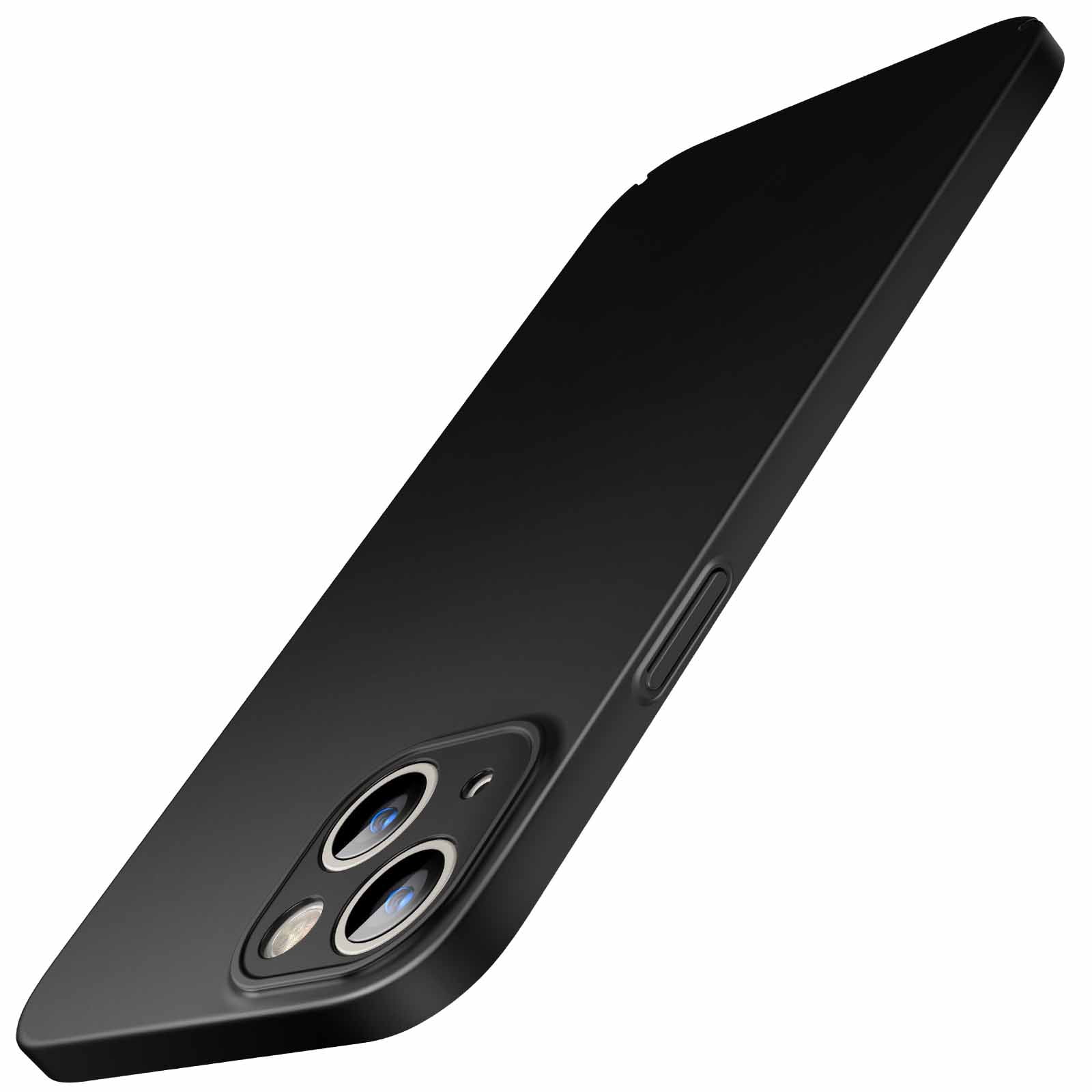JETech Upgraded Slim (0.85 mm Thin) Case for iPhone 14 Plus 6.7-Inch, Camera Lens Cover Full Protection, Slim Fit Ultra Thin Lightweight Matte Hard PC, Support Wireless Charging (Black)