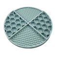 thumbnail image 2 of Tapis d'Alimentation Tapis à Lécher Ralentissant l'Alimentation Multicolore Lavable Finition Soignée Espace Résistance à l'Usure Stable Anti-Gorgée Pratique Universel Bleu Pâle, 2 of 9