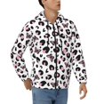 thumbnail image 4 of Zip Up Hoodies for Men - Leopard print butterfly Long Sleeve Comfrt Men'S Fashion Hoodies & Sweatshirts, Jackets for Men Hoodies Pullover Clothing Clothes with Pouch, 4 of 5