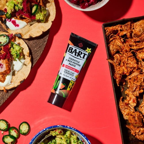 Bart Mexican Chipotle & Red pepper Paste 80g, British Import (Pack of 2)