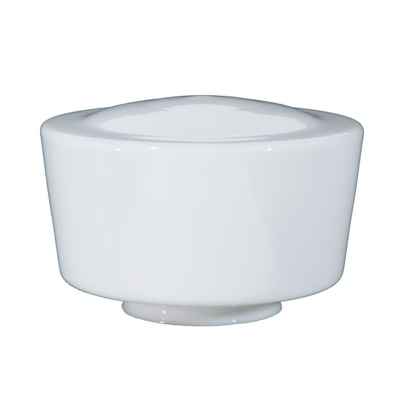 B&P Lamp 12" Opal Glass Schoolhouse Shade