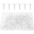 2 Boxes Push Pins Clear Thumb Tacks Office Thumb Tacks Cork Board Push