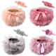 thumbnail image 2 of Conjunto de 2 faldas cortas y diadema para niñas, de tul rosa, con tutú, para bebés recién nacidos, faldas arcoíris, 2 of 5