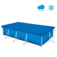 thumbnail image 3 of Swimming Pool Cover   6/8/10/15ft Diameter Frame Pool Cover  Portable Pool Cover Protector PE Material Drawstring Design Waterproof and Dustproof, 3 of 11