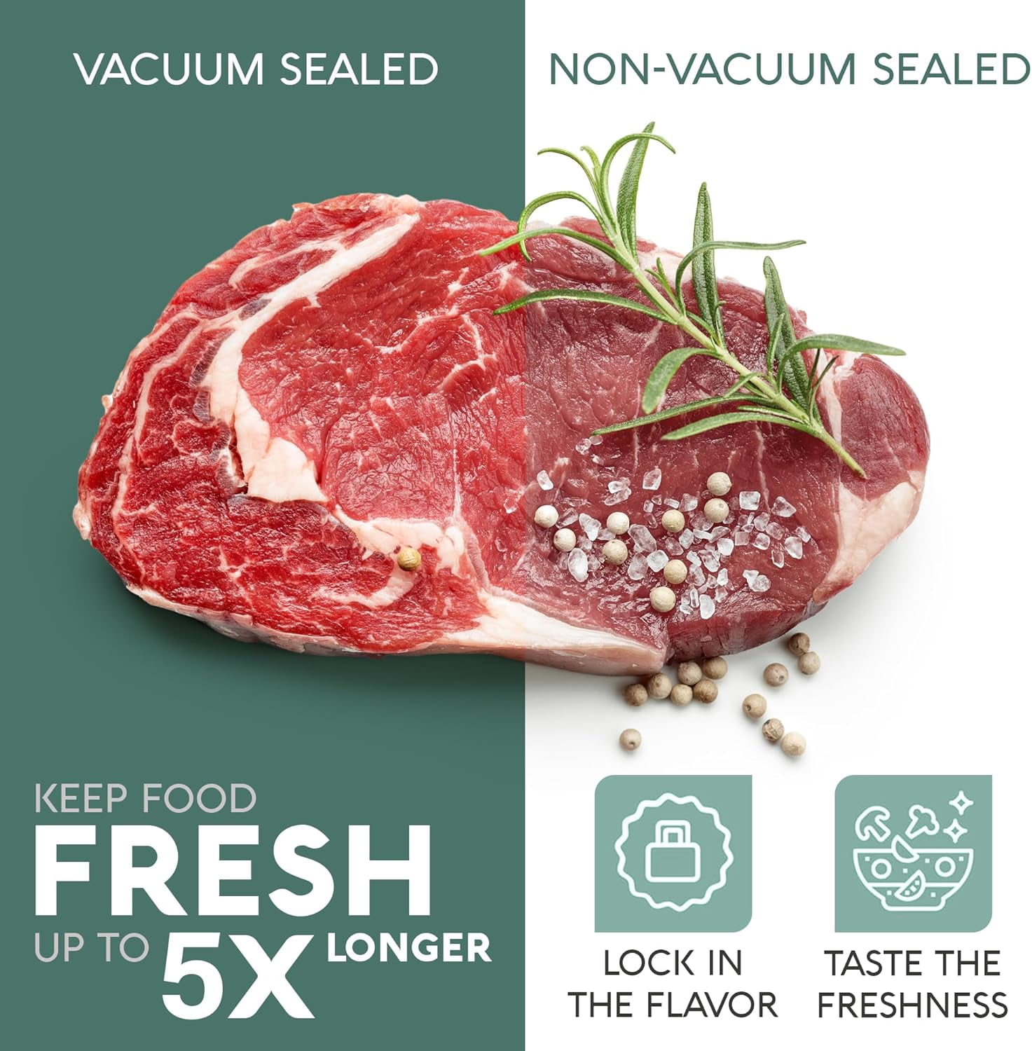 Avid Armor A420XL Food Vacuum Sealer Machine, 16" Extra‑Wide Stainless Steel Food Saver, Seals Two Bags at Once, For Bulk Meat, Hunters & Meal Prep