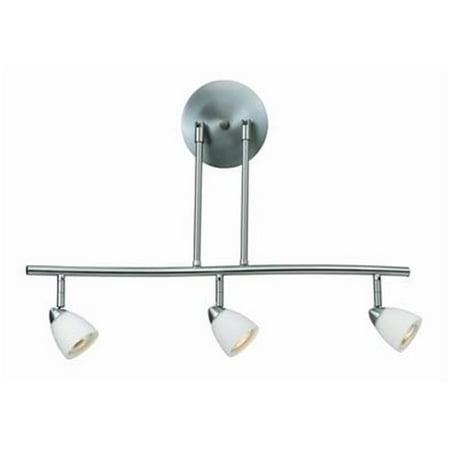 

Cal Lighting SL-954-3-BS-CBK 3-Lights Serpentine Brushed Steel & Cone Black