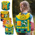 thumbnail image 6 of Montessori Backpack for Toddlers with Buckles and Zippers, Montessori Sensory Toys, Learning Activity Through Play, Can be Stored and Carried on The Back, Travel Toy Backpack, Clearance, 6 of 6