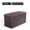 Brown, variant on Qifang 90 Gallon Brown Outdoor Storage Box Weatherproof Garden Deck Patio Container for Tools Cushions Toys Lockable with Lid