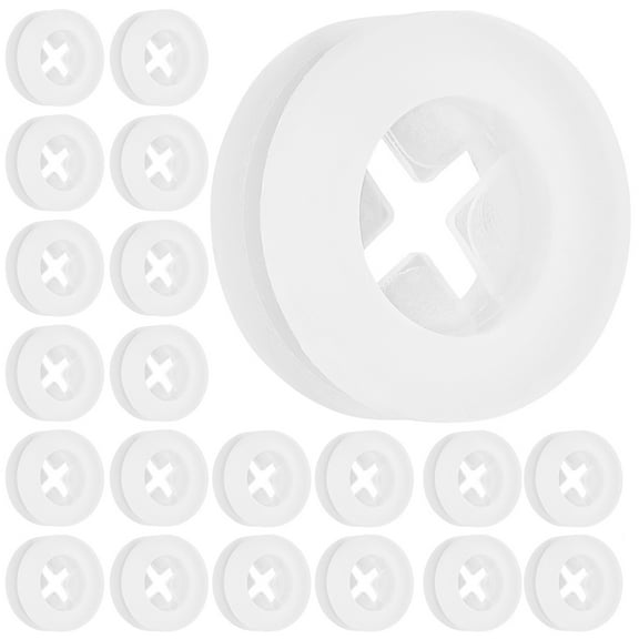 UPOUART 30Pcs White Silicone Straw Hole Plugs for Lids Portable Straw Seal for Freshness