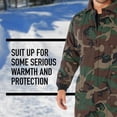 thumbnail image 7 of Rothco Insulated Coveralls, Woodland Camo, M, 7 of 7