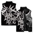 thumbnail image 4 of Chaleco con estampado de león elegante para hombre, chalecos con estampados modernos, cómodos y cálidos para hombre, chalecos a prueba de viento frío, chalecos para hombre, ropa para hombre genial, 4 of 4