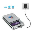 thumbnail image 3 of High Precision Jewelry Scale, 1000g/600g/200gX0.01g Digital LCD Count Electronic Scale, Stainless Pocket Kitchen Scales USB Char ,Multi-Functional Use, 3 of 7