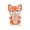 Orange, variant on Gray Plush Toy Soft Stuffed Animal, Cute Fluffy Doll for Home Decor, Decorative Plushie Gift, 7.87 Inch
