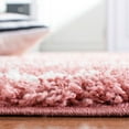 thumbnail image 4 of SAFAVIEH Venus Sophie Striped Shag Area Rug, Pink/Ivory, 5'3" x 7'6", 4 of 8