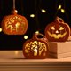 thumbnail image 5 of Calabaza De Madera De Halloween Con Cordón Lámpara De Calabaza Decorativa De Madera Decoraciones De Halloween Para Interiores Y Exteriores Sweethay HA045050-02, 5 of 6