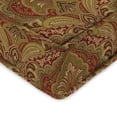 thumbnail image 6 of Jordan Manufacturing 45" x 22" Grovedale Pompeii Crimson Paisley Rectangular Outdoor Deep Seat Chair Cushion Set with Ties and Welt, 6 of 8
