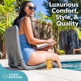 thumbnail image 2 of Silla portátil plegable para piscina Coast Modern gris, 2 of 6
