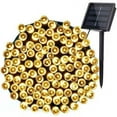 thumbnail image 2 of Guirnalda de luces solares para exteriores FloreceBien, guirnalda de luces solares LED FANSIR de 22 m y 200 LED, guirnalda de luces solares para exteriores, resistente a la intemperie, con 8 modos de, 2 of 8