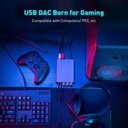 Gaming DAC Headphone Amplifier Mini HiFi Stereos Digital-to-Analogs Audios Converter USB Type C/Optical New Dropship