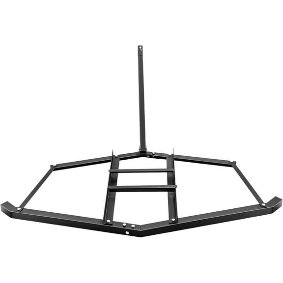 Mescukay 90" Driveway Drag Grader Harrow with 2 Adjustable Bars Driveway Drag Grader for Landscape Leveling or Farm Garden Field