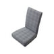 thumbnail image 2 of Funda elástica para silla de comedor, semicircular, para el hogar, con respaldo y cojín universal., 2 of 5