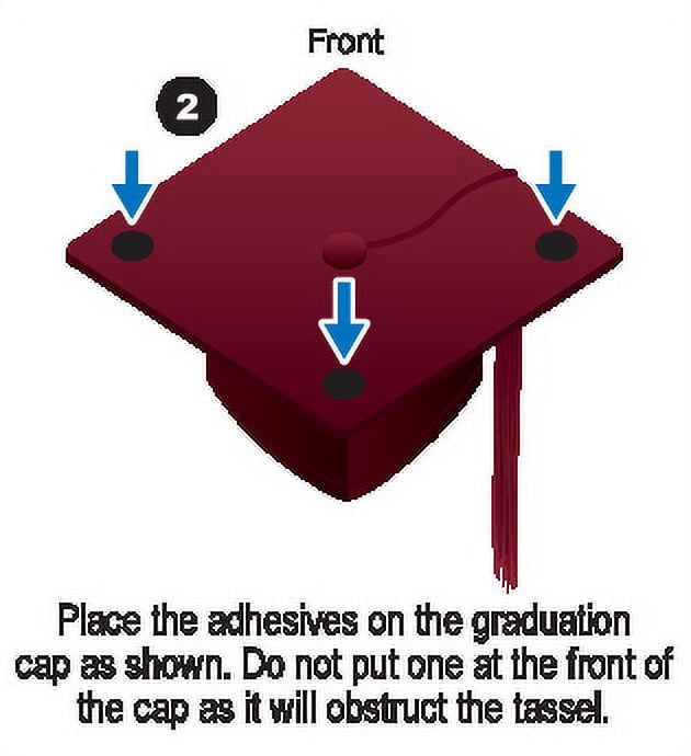 Cinderella Graduation Cap Cake by Tassel Toppers