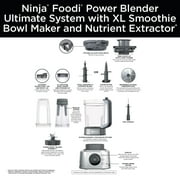 Ninja Foodi 72 oz Power Blender Ultimate System 1200 W، Silver، SS400