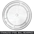 thumbnail image 4 of mDesign Plastic Round Lazy Susan Rotating Turntable Food Storage Container for Cabinet, Pantry, Refrigerator, Countertop, Spinning Organizer for Spices, Condiments, Baking Supplies - Clear, 4 of 9