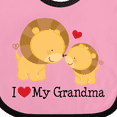 thumbnail image 4 of Inktastic I Love My Grandma Boys or Girls Baby Bib, 4 of 4