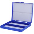thumbnail image 1 of Convenient Microscope Slide Box Empty 100-Place Microscope Slide Box Reusable Scientific Slide Box Microscope Slides Organizer, 1 of 8