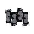 thumbnail image 1 of pares de calcetines de yoga negros para hombre, forro polar antideslizante de algodón para trampolín deportivo, 1 of 5