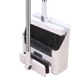 thumbnail image 2 of Broom with Dustpan Combo Set, 3 in 1 Multifunctional Broom and Dustpan with Long Handle and Concealed Cleaning Brush, Broom Dustpan Sets with Teeth, Upright Storage Broom and Dustpan Sets, 2 of 7