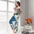 thumbnail image 6 of Picia Game All Day Womens Soft Woven Cotton Elastic Waistband Sleep Pajama Pant Lounge Sleep Pant With Pockets And Drawstring-Small, 6 of 9