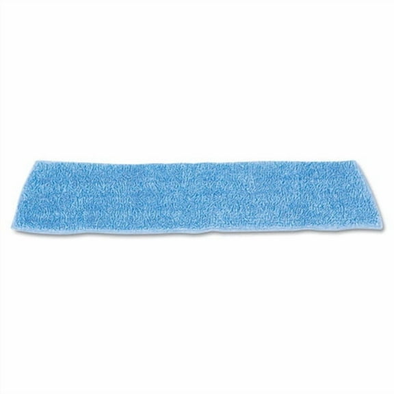 Economy Wet Mopping Pad, Microfiber, 18", Blue, 12/carton | Bundle of 2
